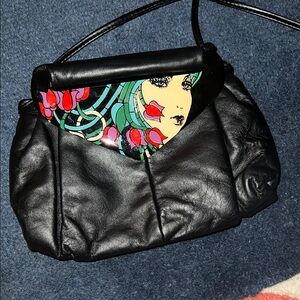 Vintage Moon Bag - with art deco Medusa interchangeable plate